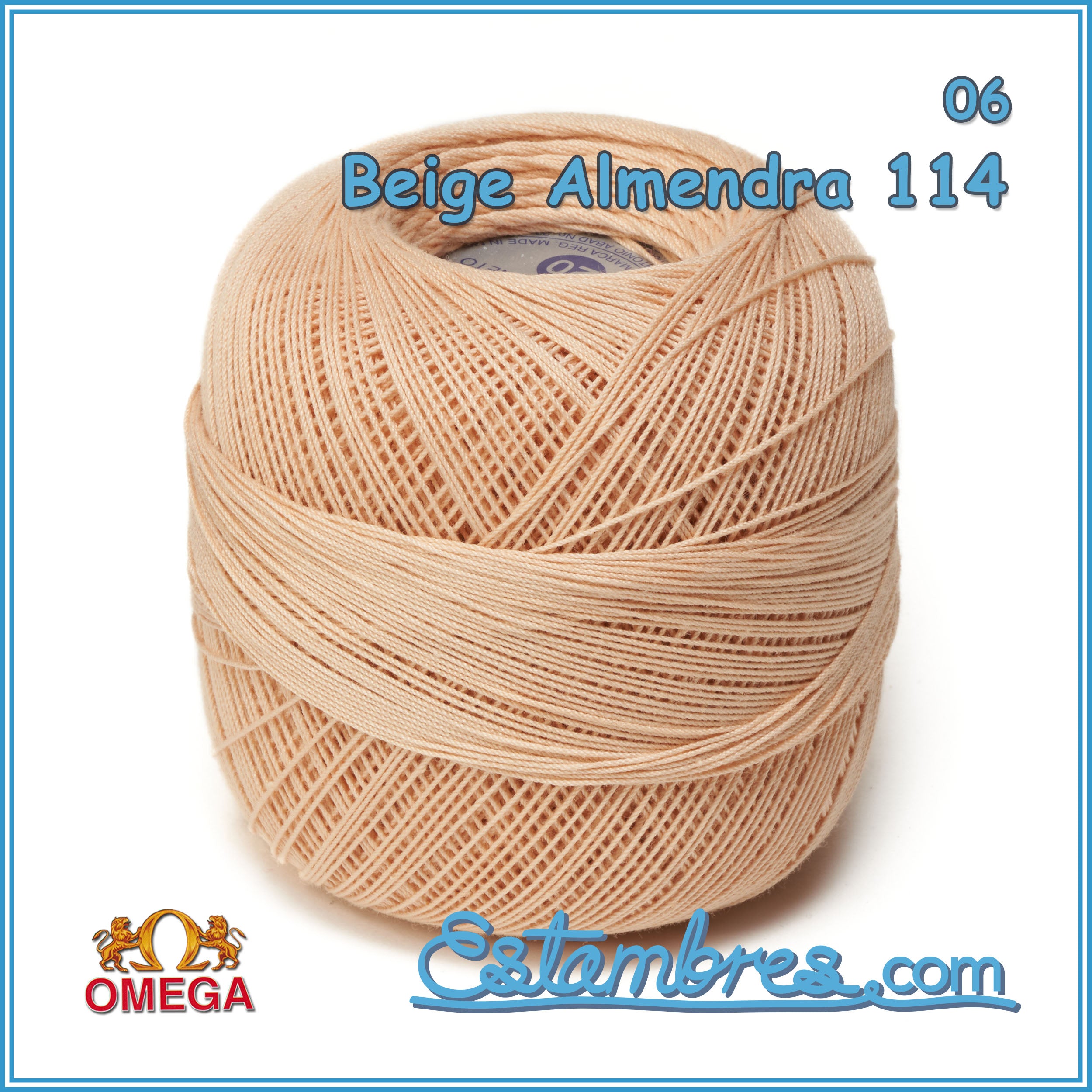 HILO CROCHET OMEGA #60 30g 12PZ BLANCO – Almacen Sun Wah