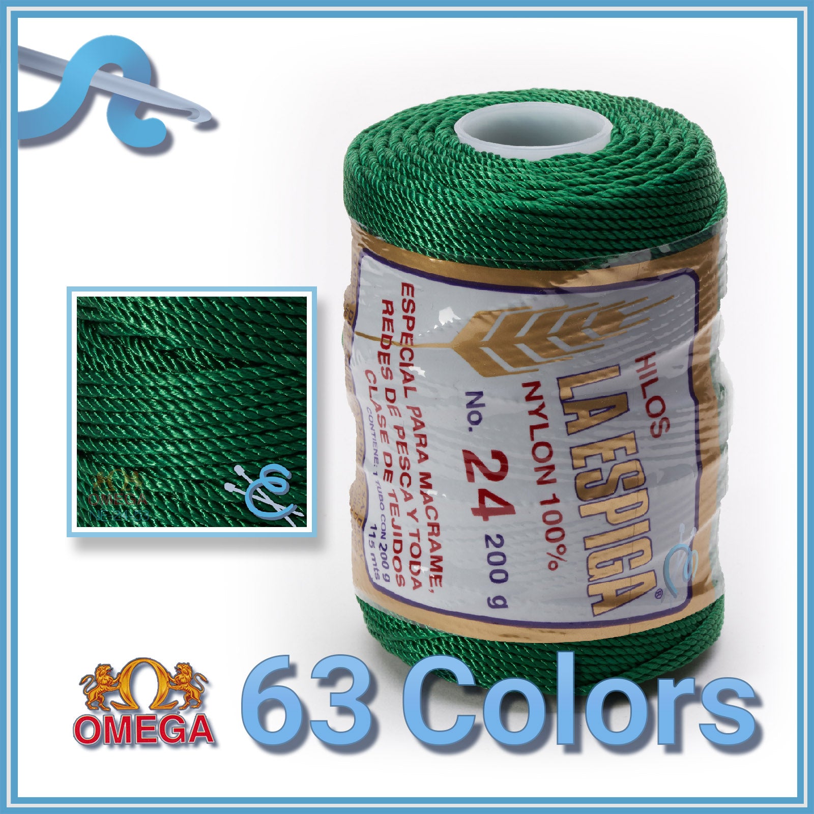 CROCHET DE FIXATION NYLON 4MM