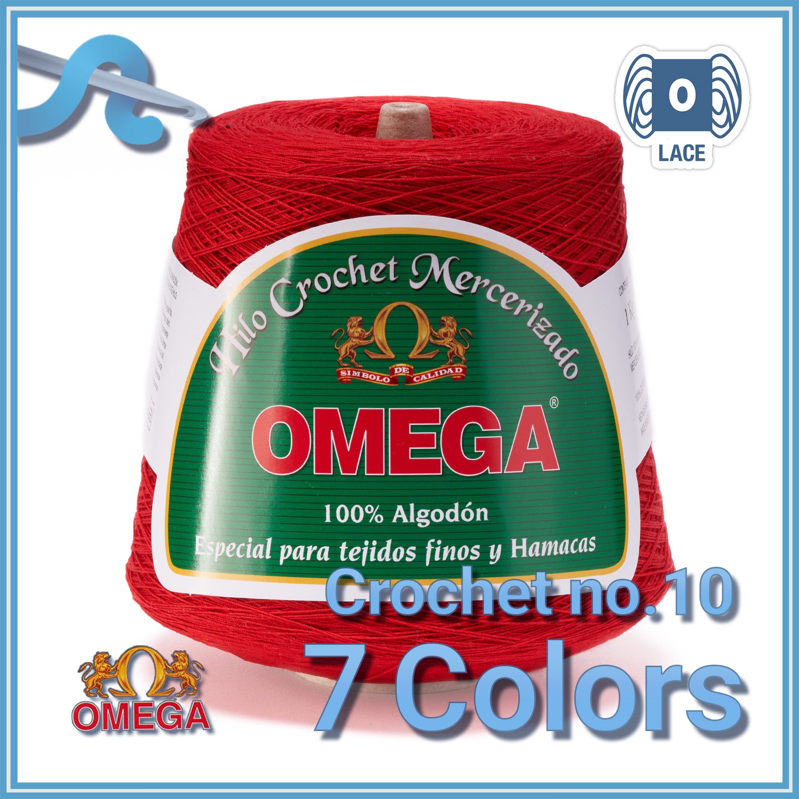 CROCHET OMEGA NO.10 [1KG]