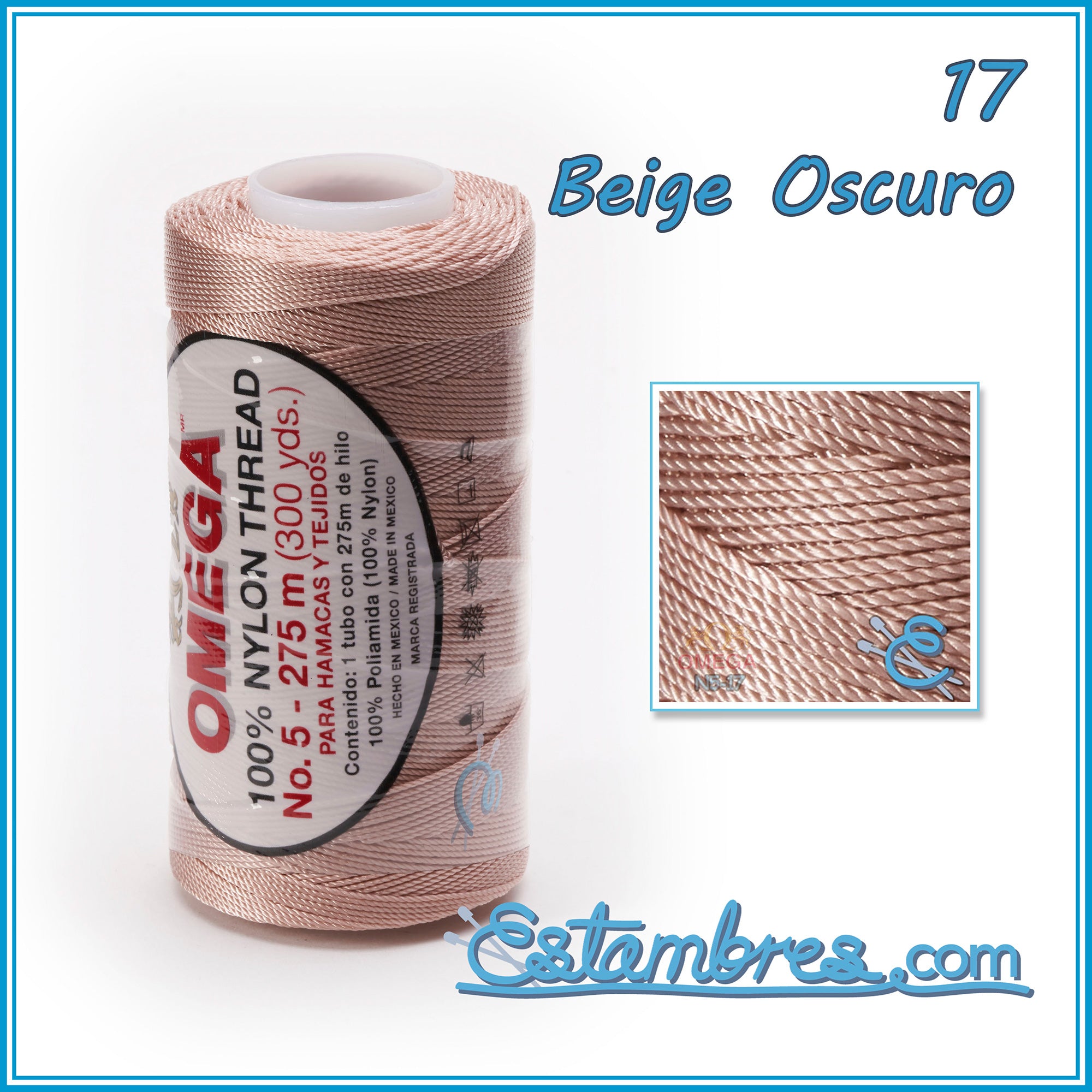 Sedería Don Chicho - Hilo Crochet Omega N° 5 para tejer con