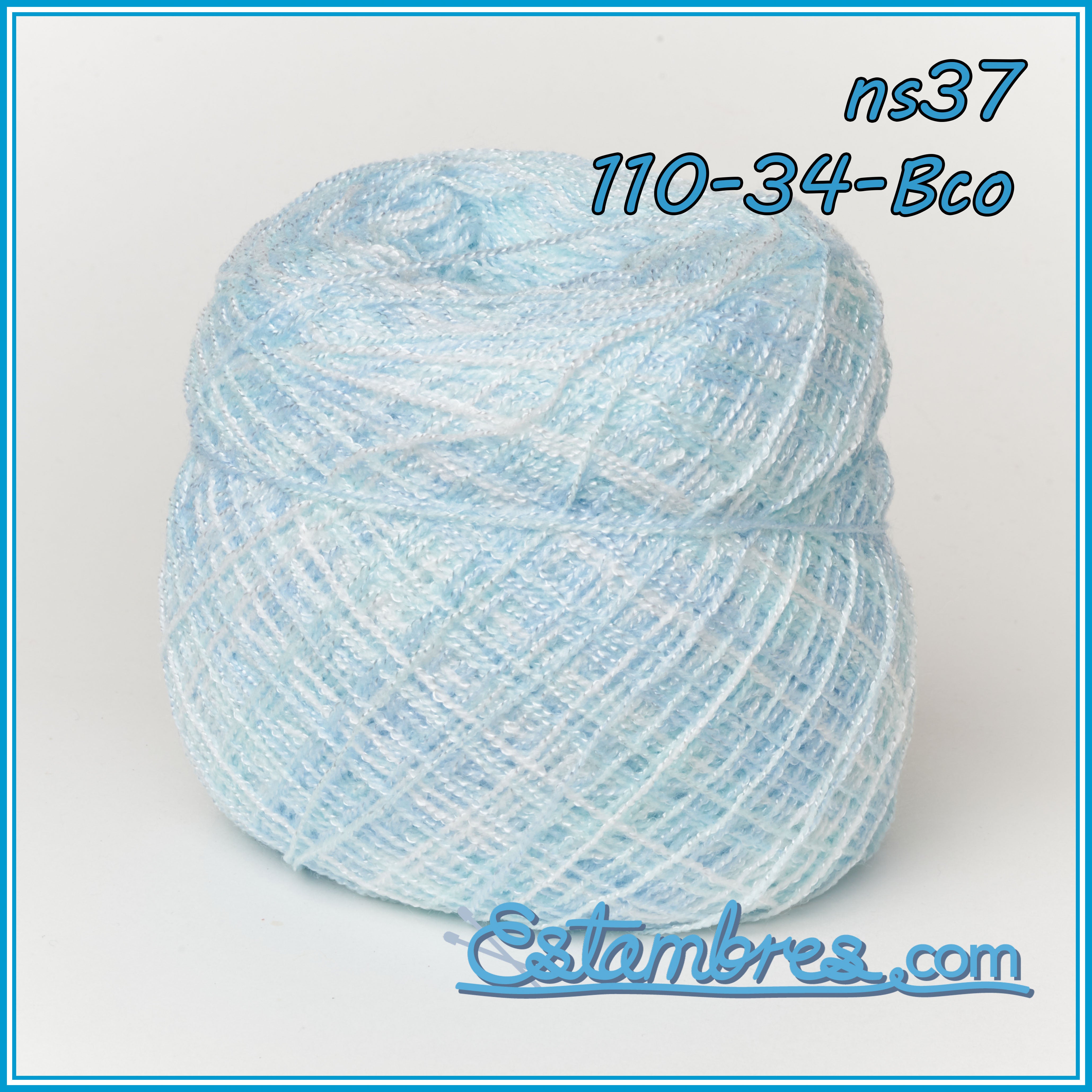 Crystal Yarn 100g | Gray Yarn | Hilo Cristal | Mexican Yarn | Pantera Rosa  | Estambres Mexicanos | Crochet Thread | Estambre Gris | 3051